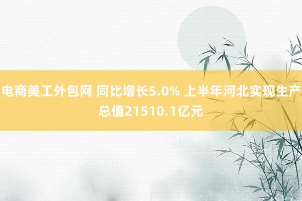 电商美工外包网 同比增长5.0% 上半年河北实现生产总值21510.1亿元